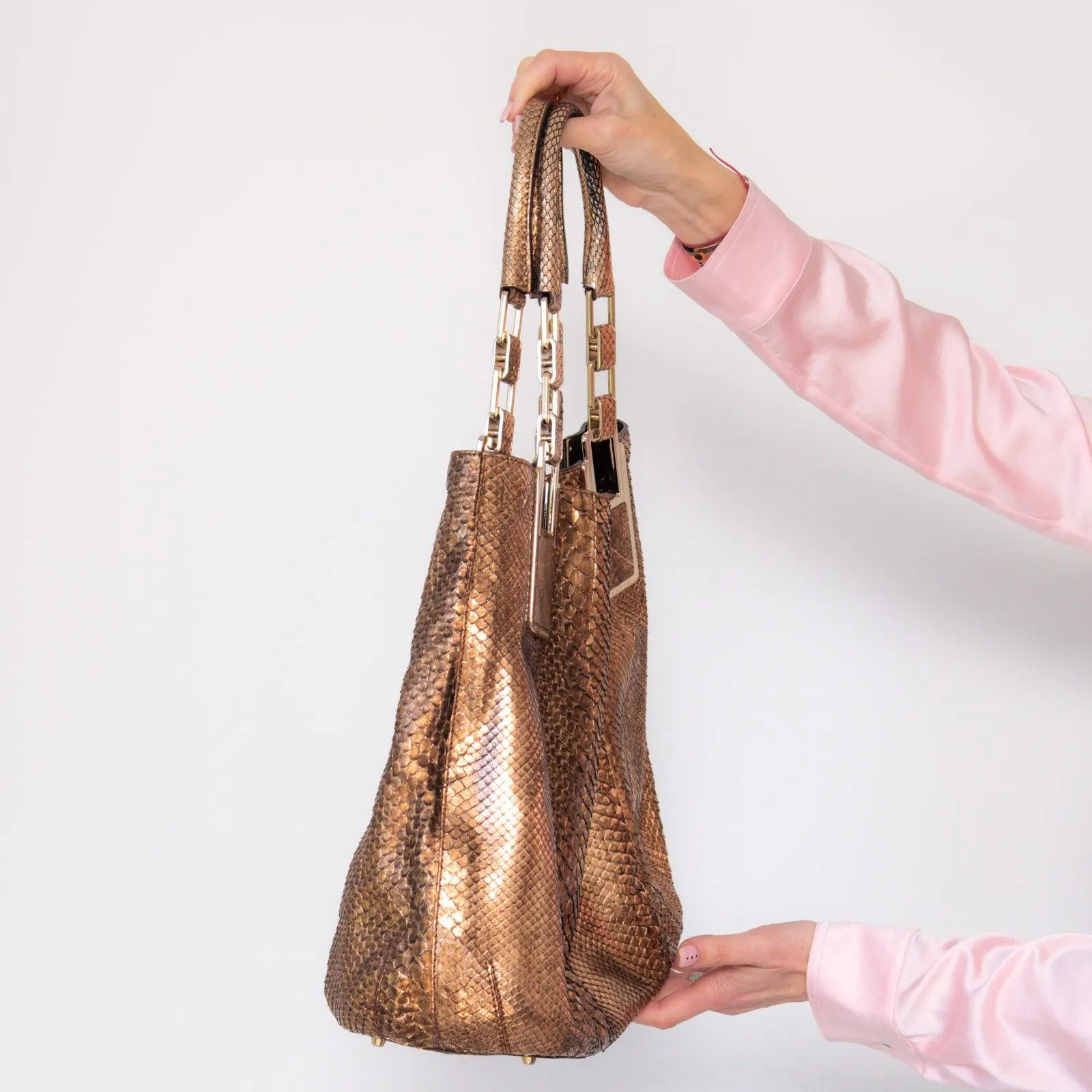 Hector Hobo Python Anya Bag Hindmarch Local shipping Prompt response