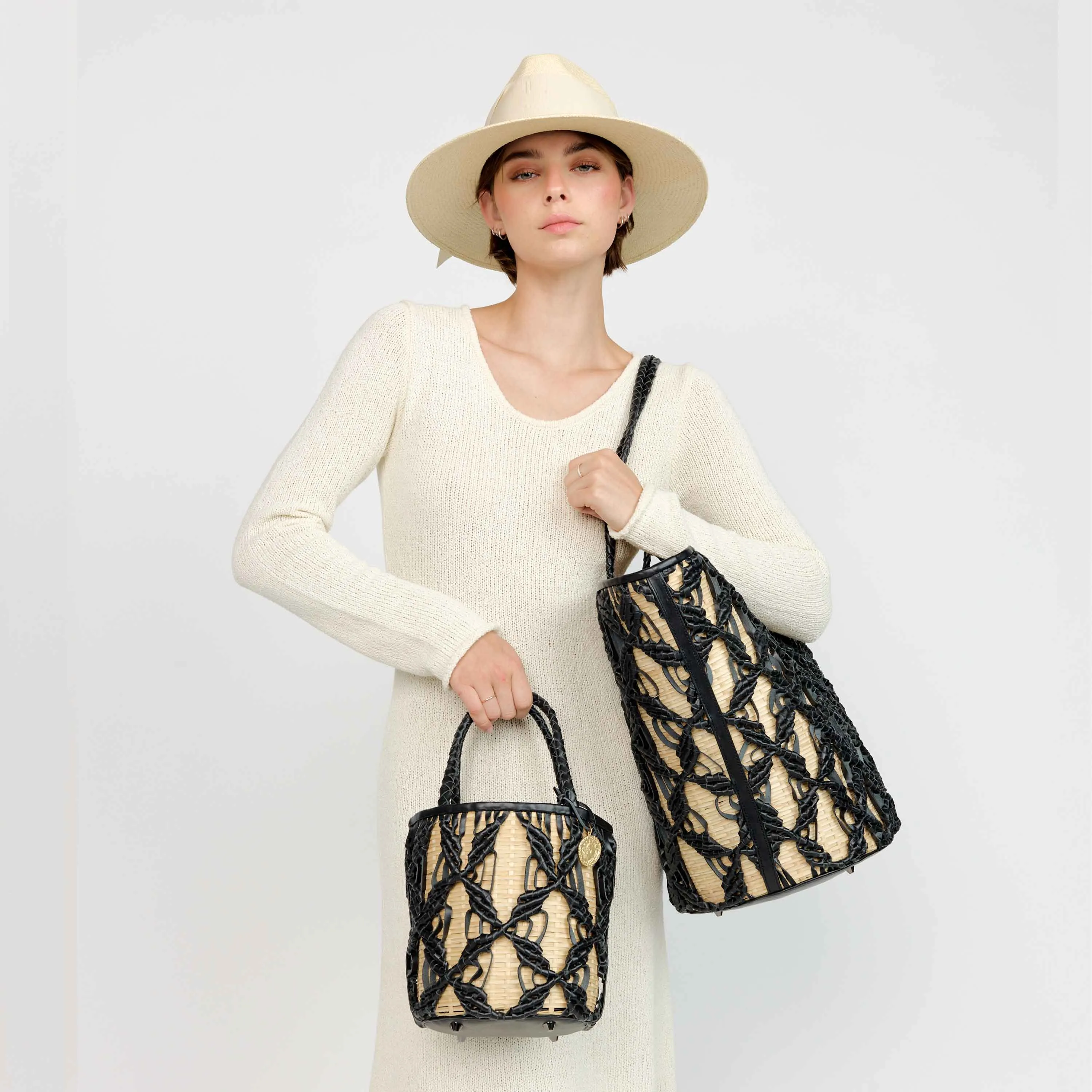 Helix Woven Mini Crossbody