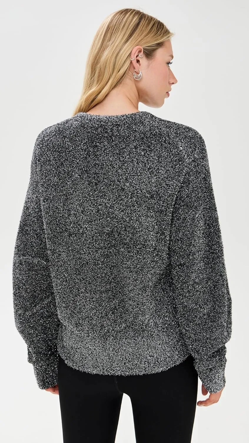Helmut Lang Women's Apex Crew Metallic Pullover