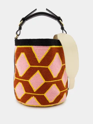 Hexagon Cylinder Shoulder Bag
