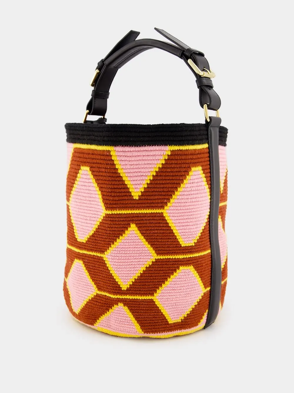Hexagon Cylinder Shoulder Bag