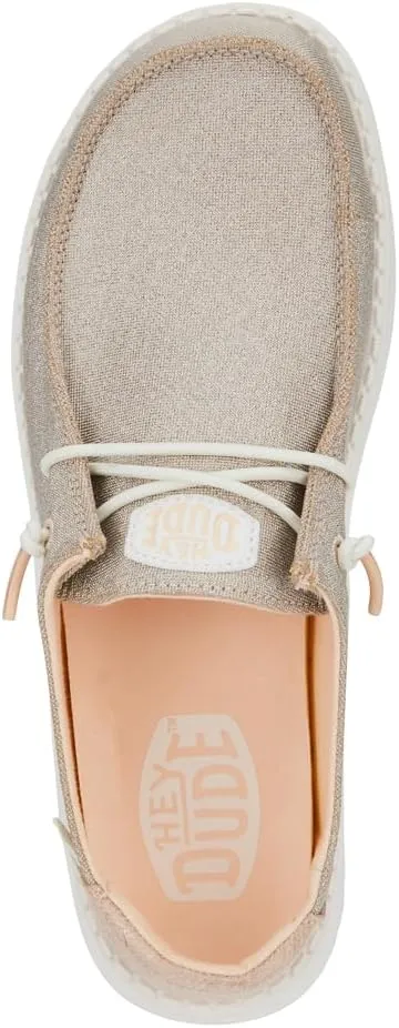 Hey Dude Wendy Metallic Sparkle Charcoal