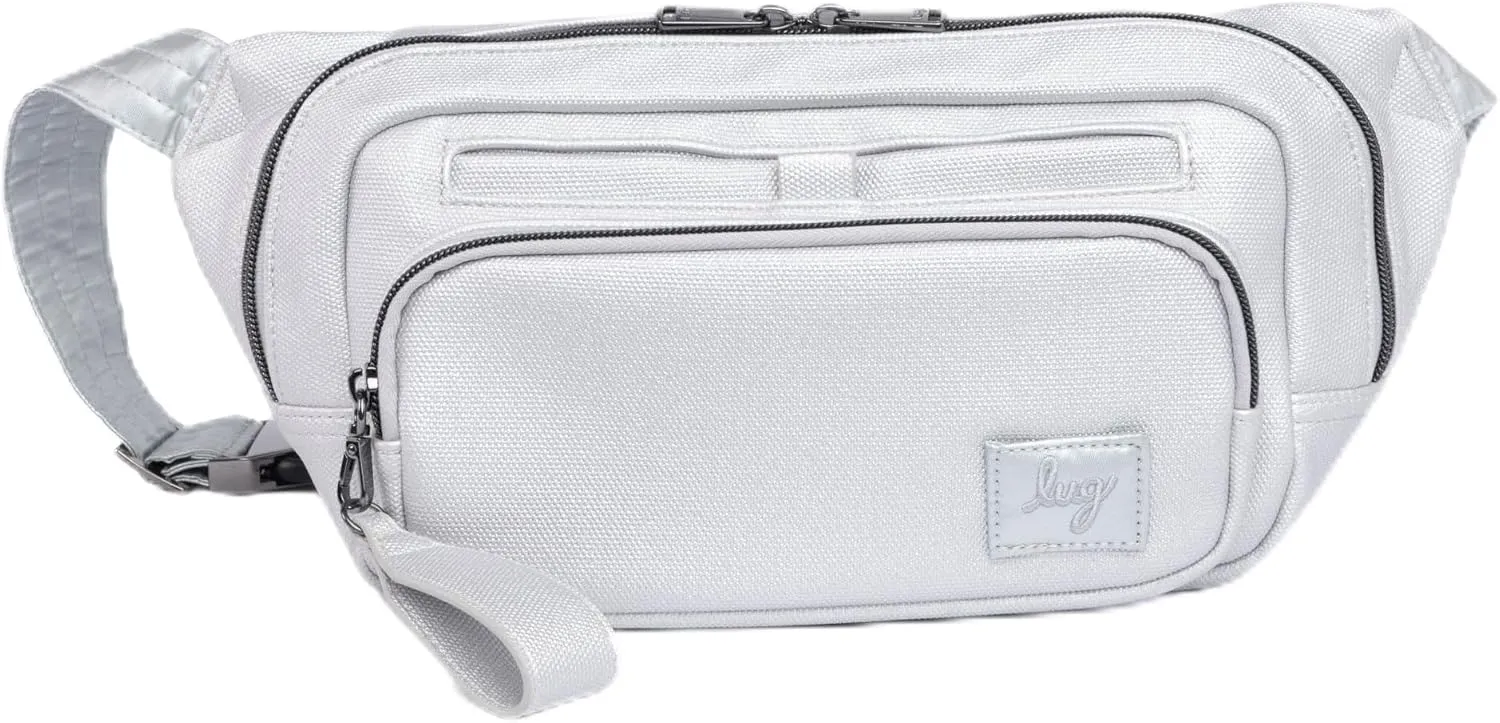 Hitch Matte Luxe VL Belt Bag, METALLIC SILVER
