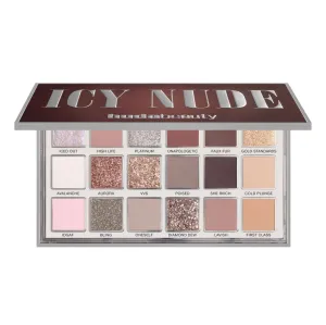 Huda Limited Edition Icy Nude Eyeshadow Palette - 0.56 oz / 16.1 g - 18 SHADES