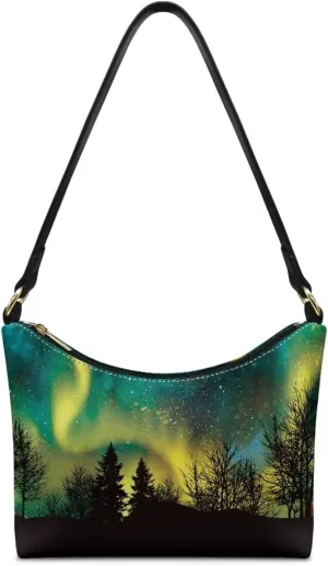 HUGS IDEA Shoulder Bags for Women Small Hobo Tote Handbag Mini Clutch Purse with Zipper Closure