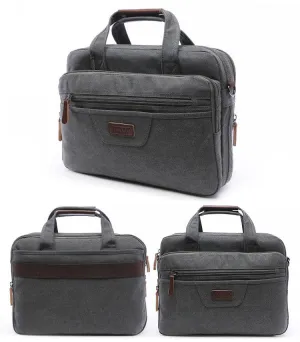 Hybrid Canvas Solid Mini Outdoor Crossbody Bag-Grey