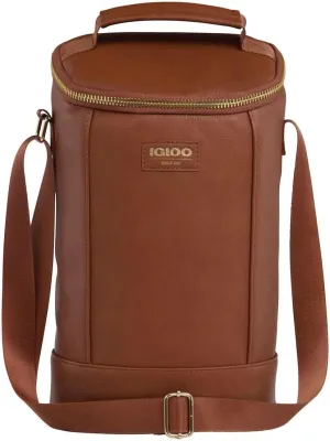 Igloo Luxe Collection Beverage Tote, MaxCold Insulation, Removable Divider, Metallic Liner