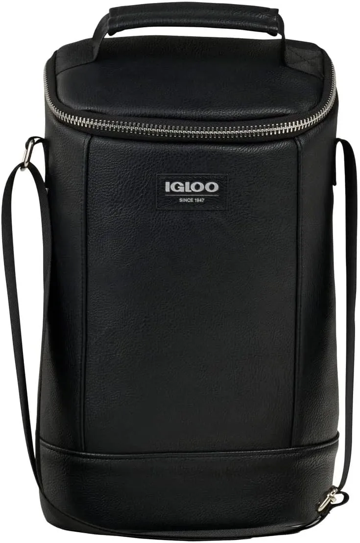 Igloo Luxe Collection Beverage Tote, MaxCold Insulation, Removable Divider, Metallic Liner