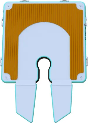Inflatable Dock for Efoil Boards | Non-Slip EVA Foam Decking | Floating Swim Platform | Hydrofoil Board Accessories