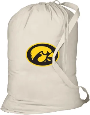 Iowa Hawkeyes Laundry Bag University of Iowa Dirty Clothes Bag