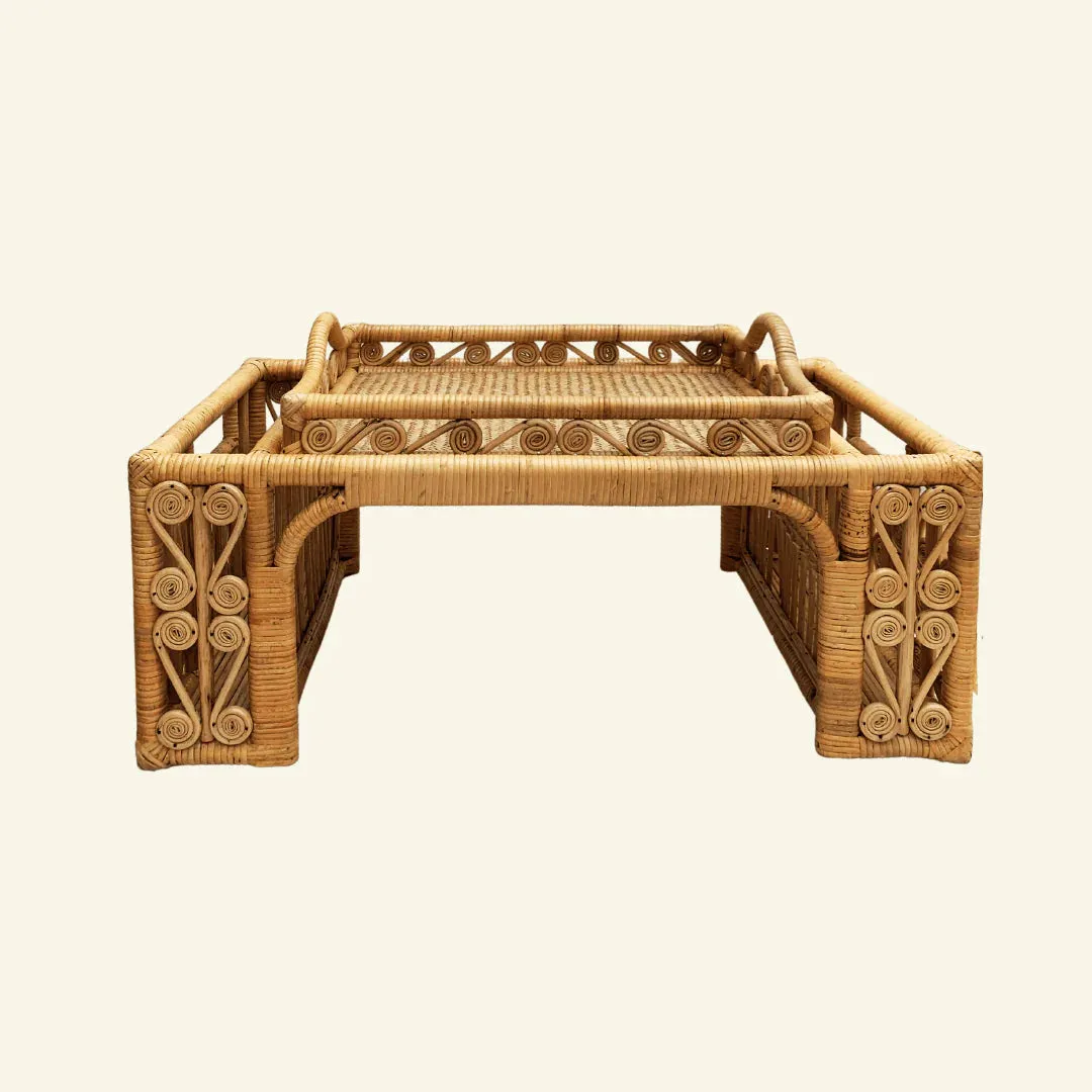 Ivy Rattan Breakfast Tray