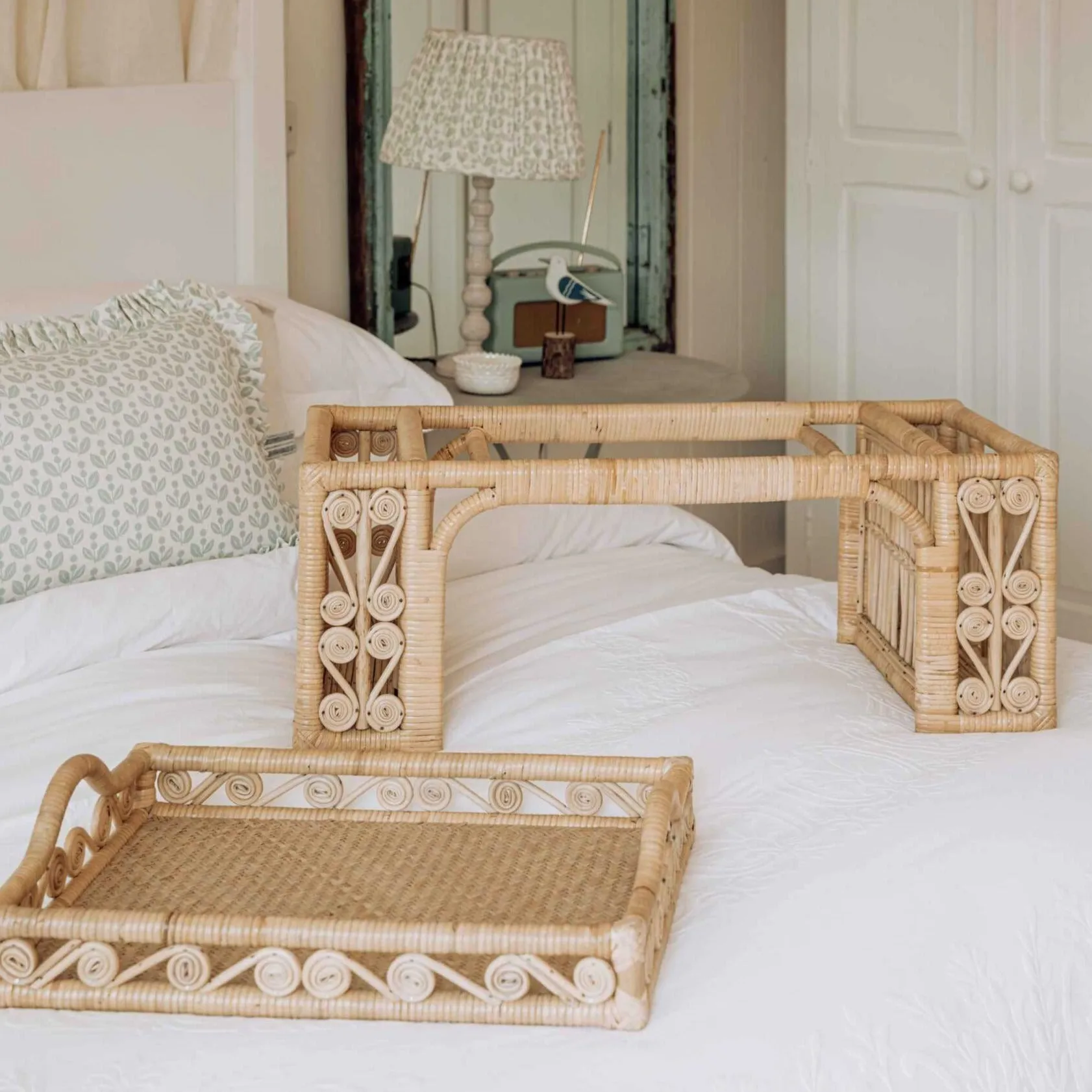 Ivy Rattan Breakfast Tray