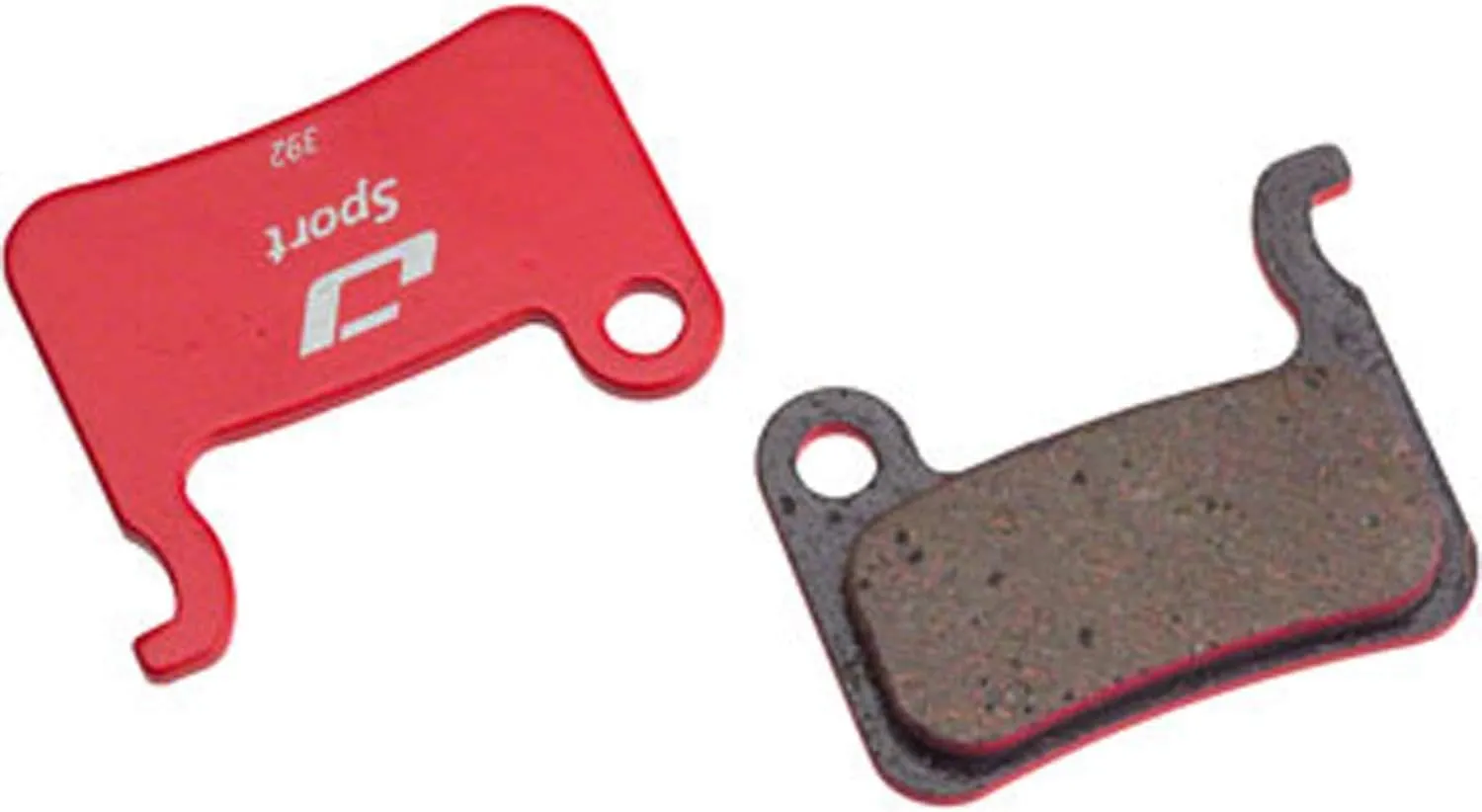 Jagwire Deorem 535 Semi Metallic Disc Pad - Red