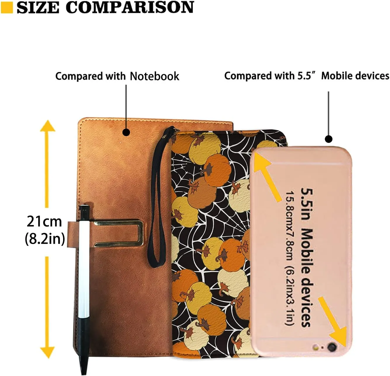 Jeiento Polka Dot Wristlet Wallet for Women Fashion Handbag Money Clips Phone Holder Clutch Bag Zip Around with Wristlet Strap for Girls Womens Leather Purse Lady Travel Business