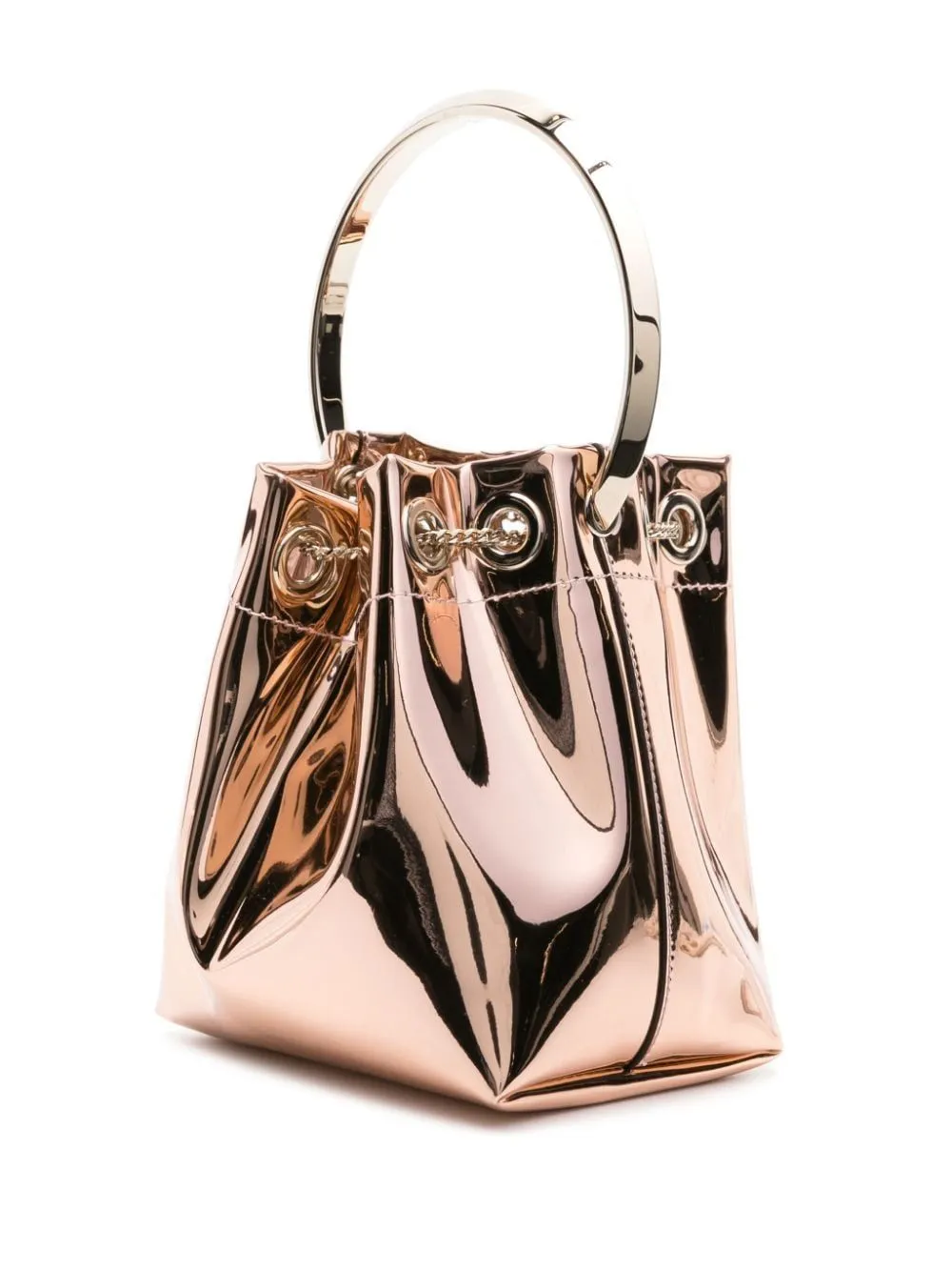 JIMMY CHOO Mini Handbag with Chain Detail - 14X15X9.5CM