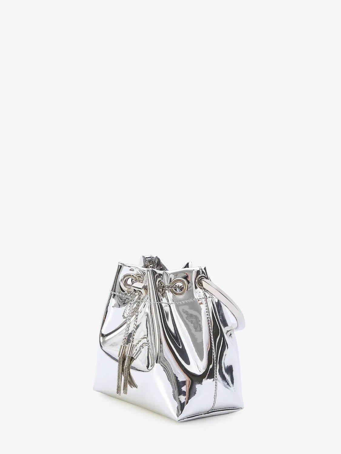 JIMMY CHOO Mini Handbag with Chain Detail - 14X15X9.5CM