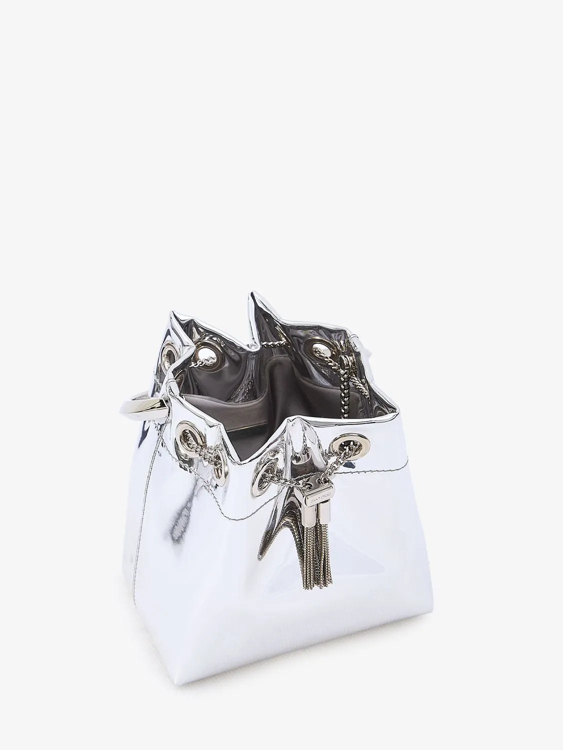 JIMMY CHOO Mini Handbag with Chain Detail - 14X15X9.5CM
