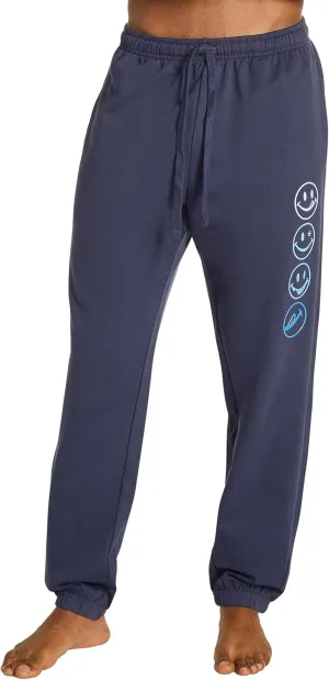 JOE BOXER Men's French Terry Pajama Pants – Soft & Cozy Lounge Sleepwear with Elastic Waist