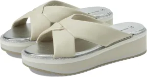 Johnston & Murphy Women's Grace Cross Band Slide Slipper