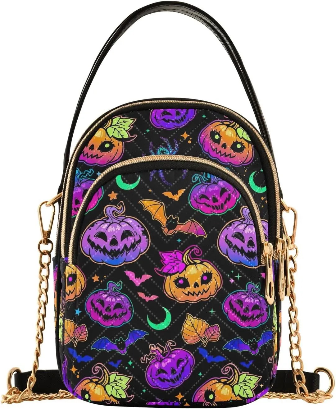 Joisal Colorful Wildflowers Crossover Bags for Women Trendy Small Shoulder Purse, Wallet Purse for Women