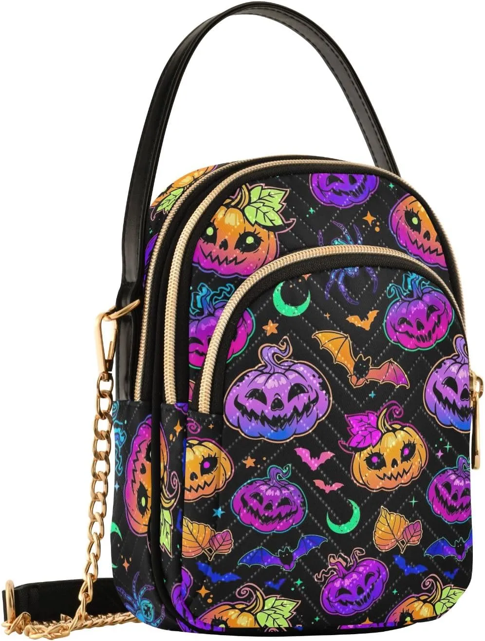 Joisal Colorful Wildflowers Crossover Bags for Women Trendy Small Shoulder Purse, Wallet Purse for Women
