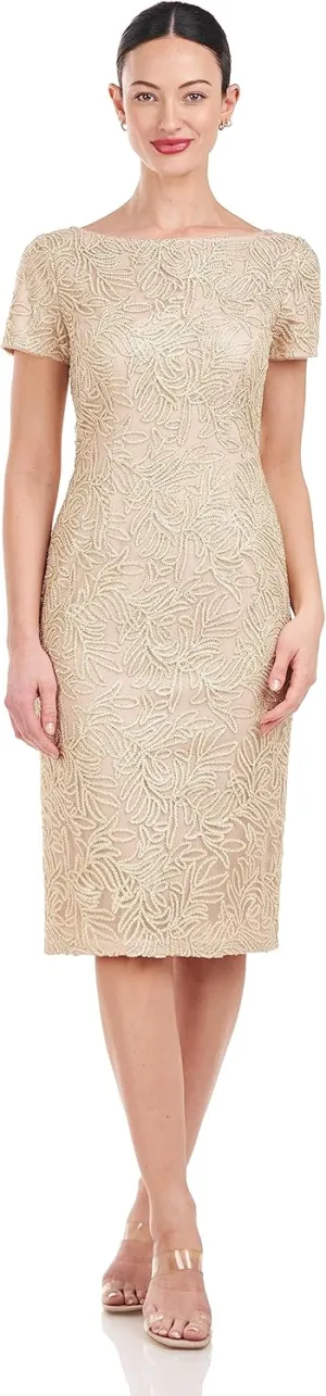 JS Collections Women's Scarlet Knee Length Dress
