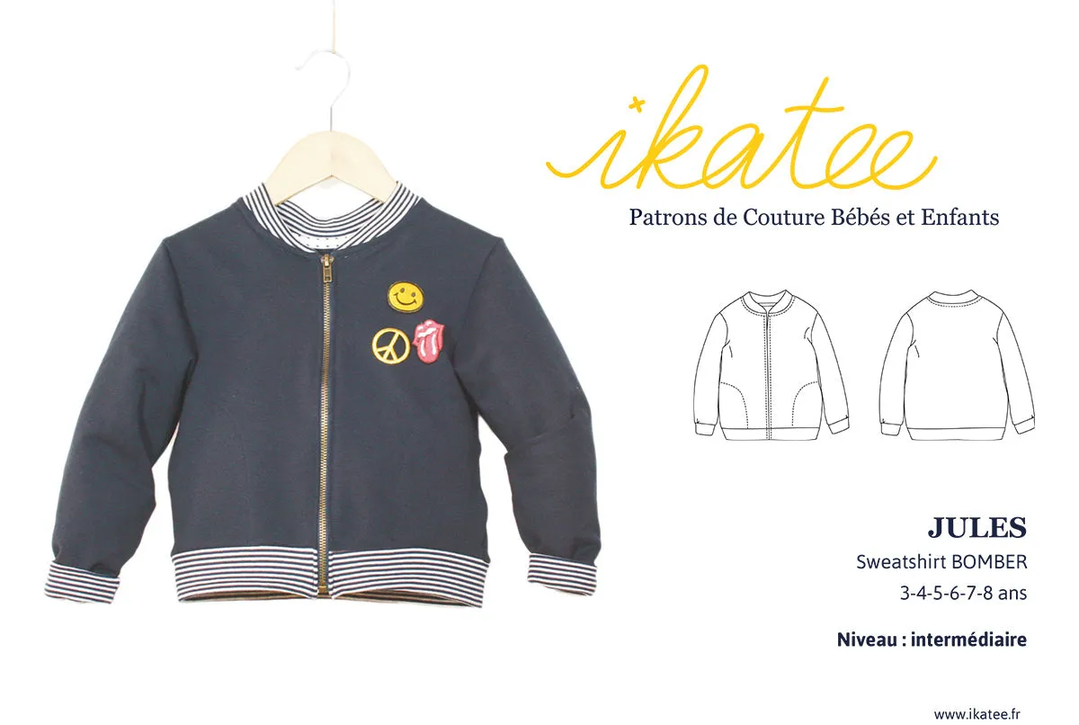 JULES Bomber - Kids 3Y/12Y • Pattern