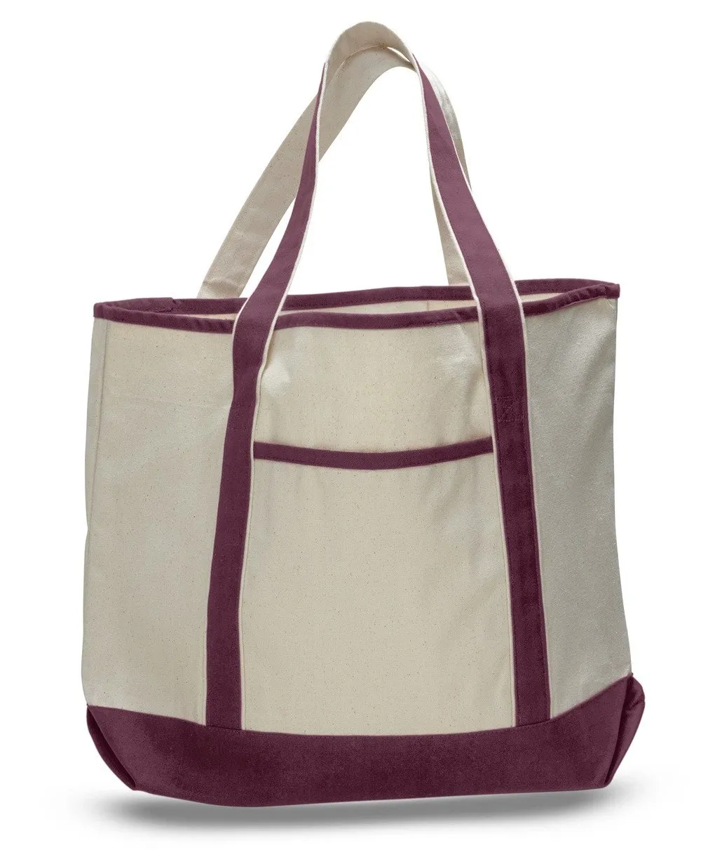 Jumbo Size - Deluxe Heavyweight Canvas Tote Bags