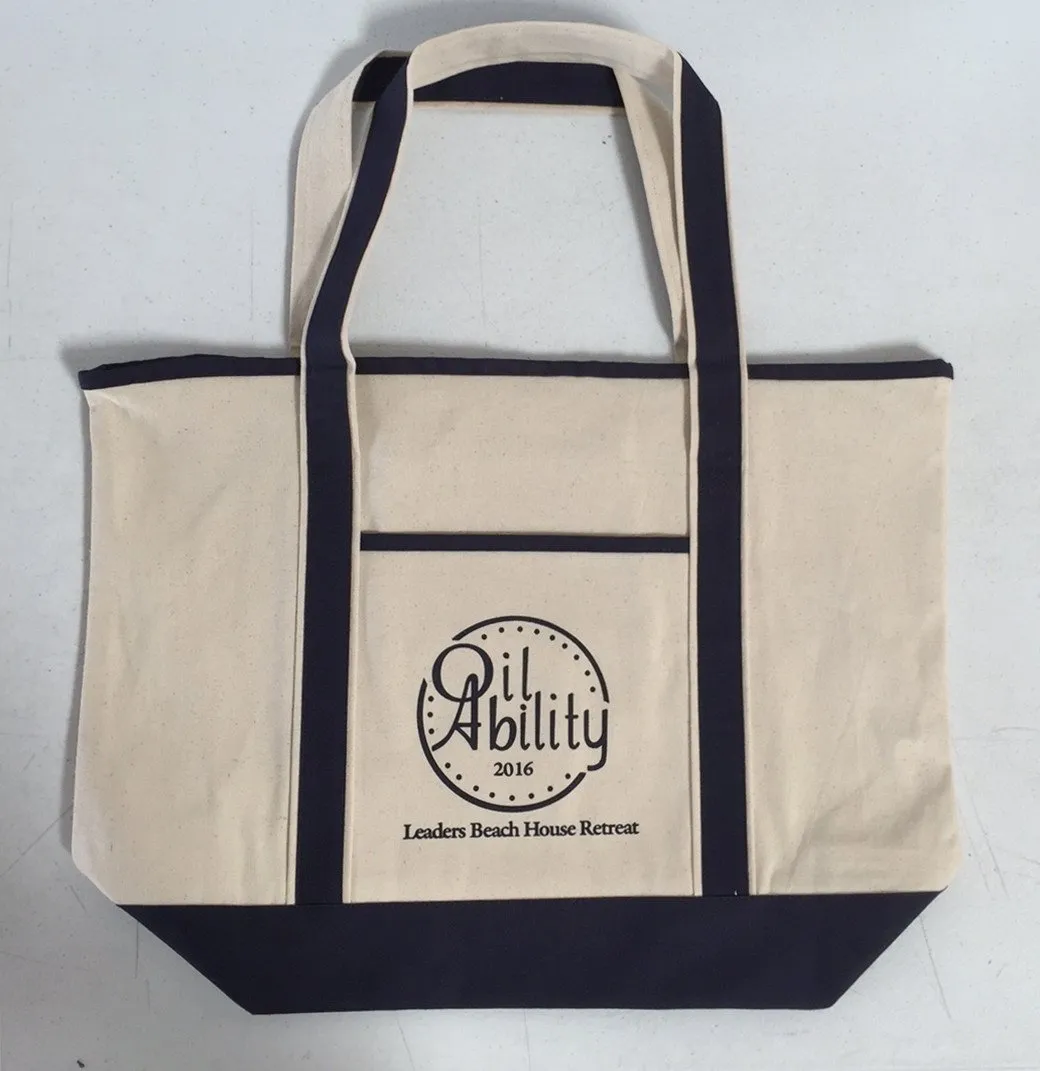 Jumbo Size - Deluxe Heavyweight Canvas Tote Bags