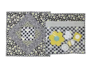 June Tailor Quilt As You Go Zipper Project Bags Set of 2-Gray