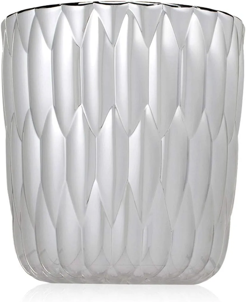 Kartell Jelly Vase by Patricia Urquiola, Pack of 2, Metallic Chrome