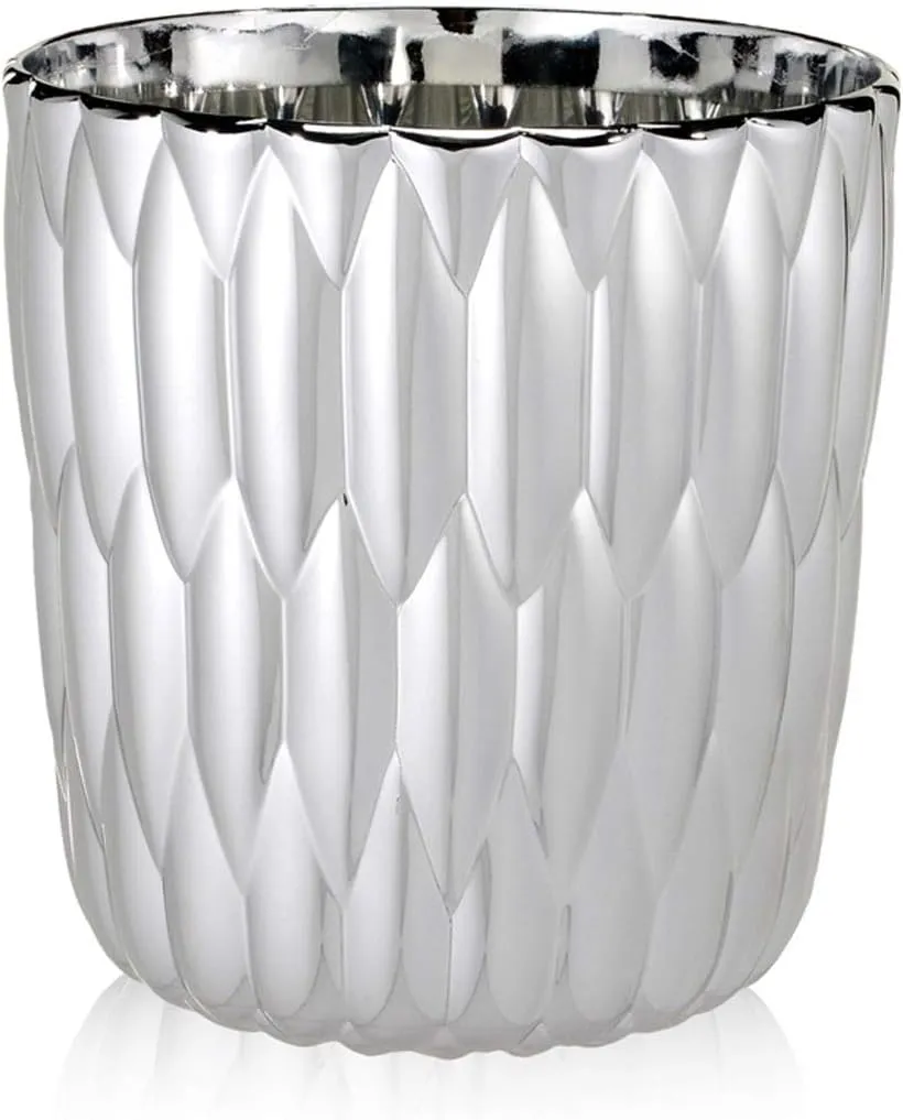 Kartell Jelly Vase by Patricia Urquiola, Pack of 2, Metallic Chrome