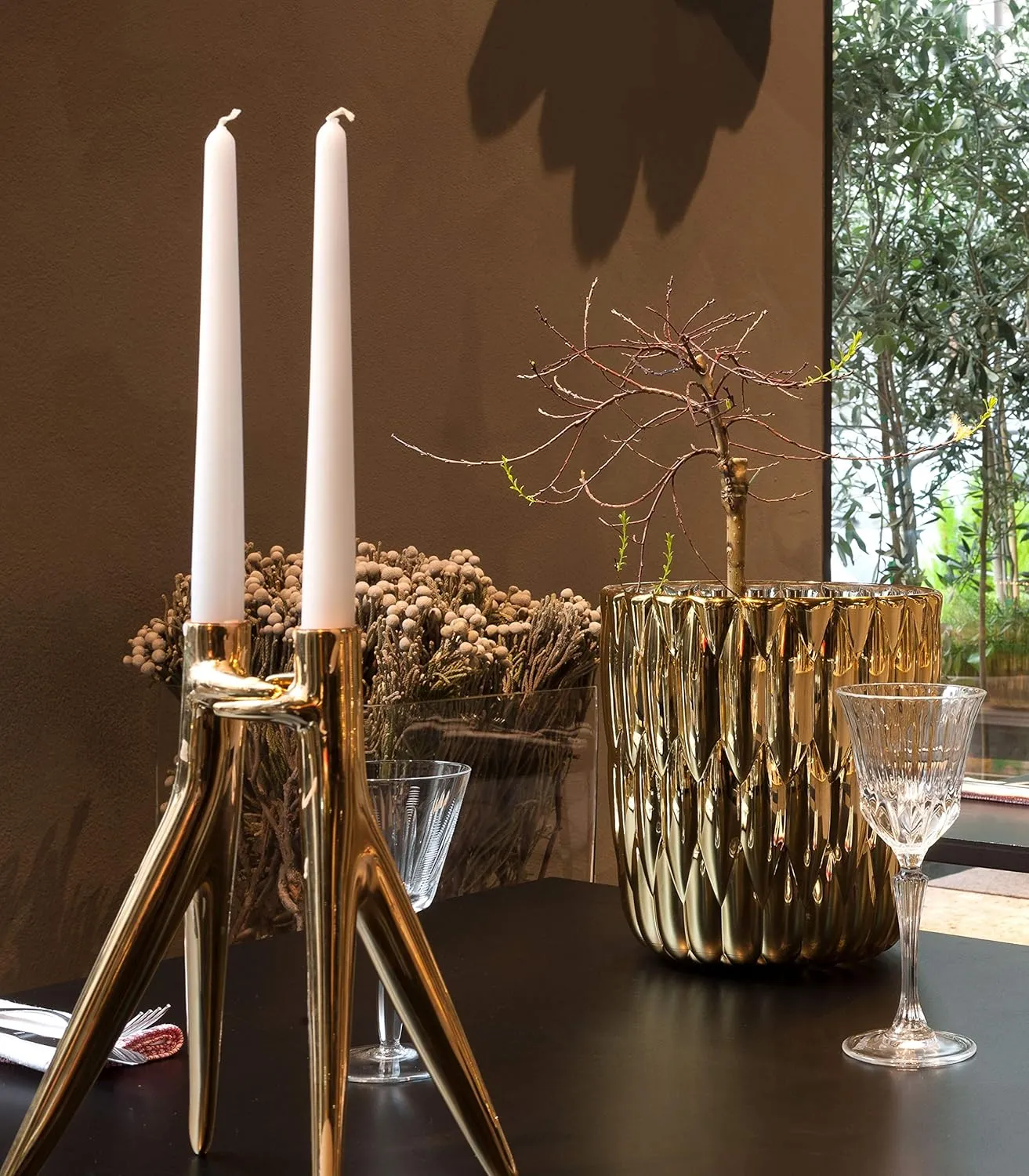 Kartell Jelly Vase by Patricia Urquiola, Pack of 2, Metallic Copper