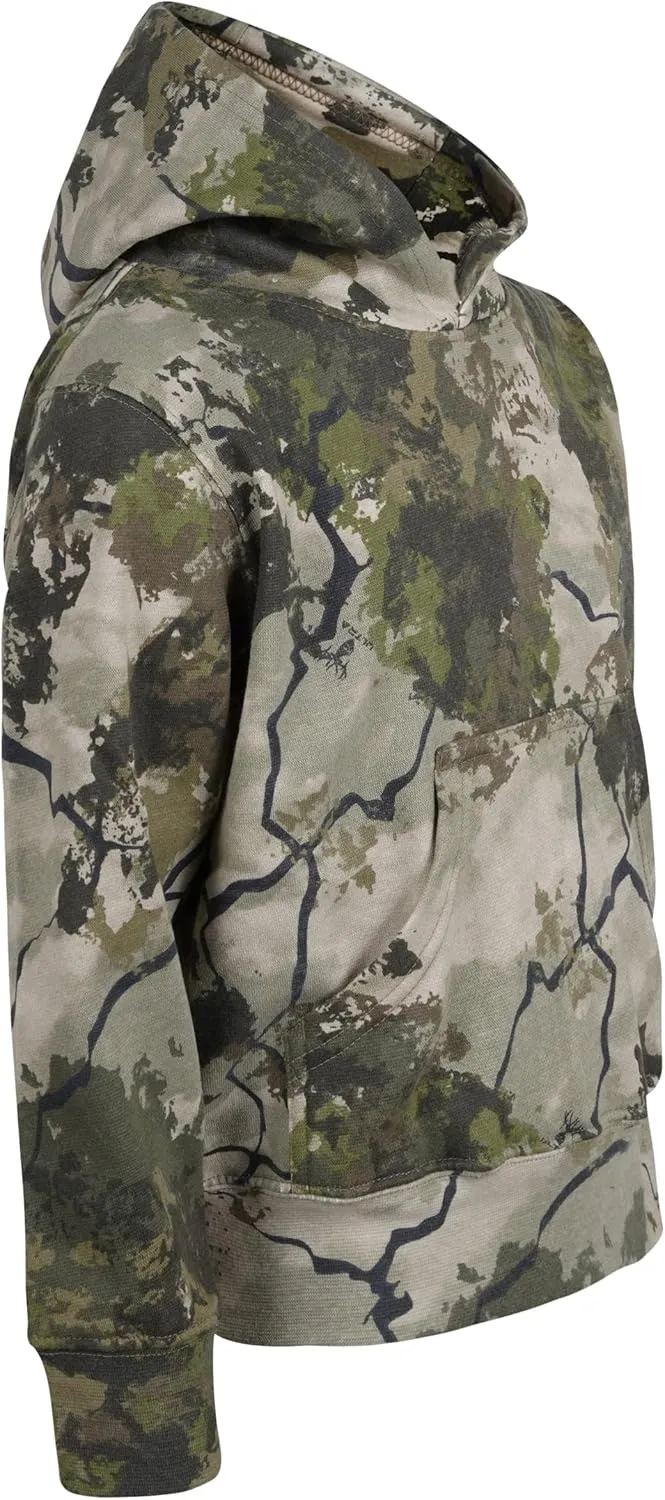 King's Camo Boys' Kck215 Kids Classic Hunting Cotton/Poly Blend Camo Pullover Hoodie