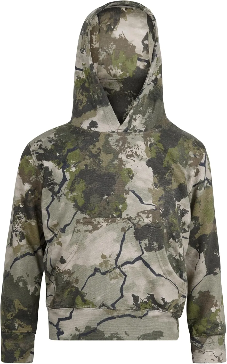 King's Camo Boys' Kck215 Kids Classic Hunting Cotton/Poly Blend Camo Pullover Hoodie