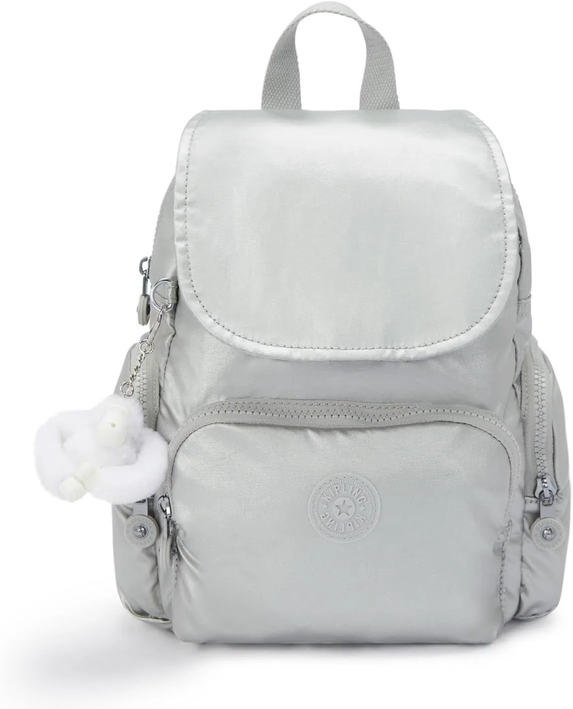 Kipling City Zip Mini Metallic Backpack