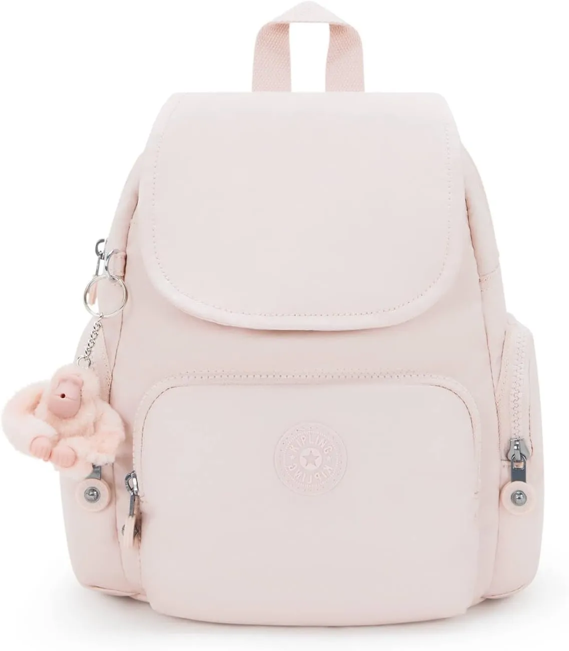 Kipling City Zip Mini Metallic Backpack