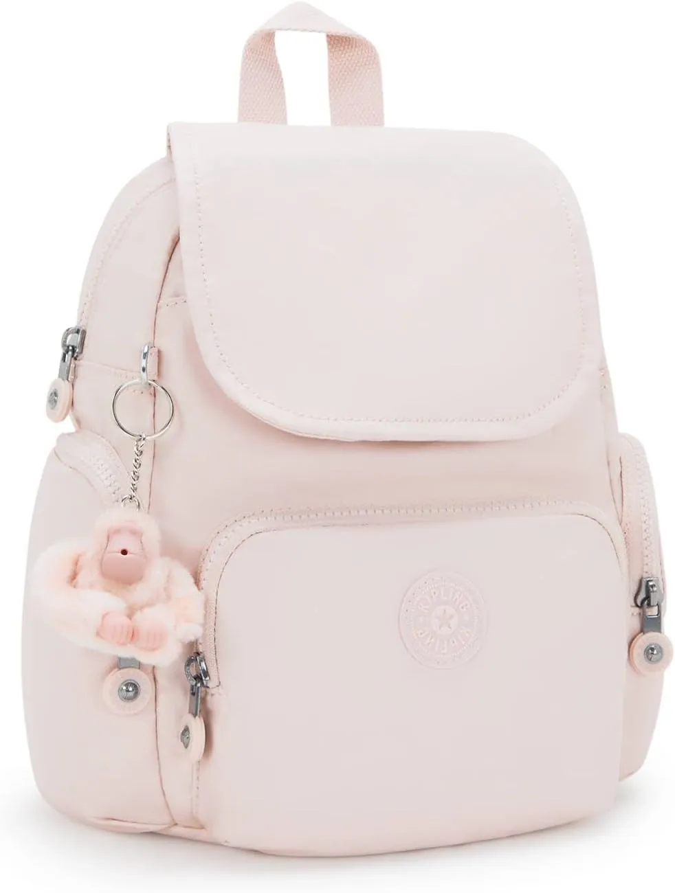 Kipling City Zip Mini Metallic Backpack