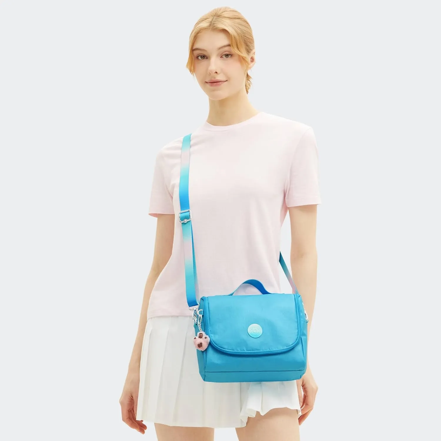 Kipling New Kichirou Metallic Lunch Bag
