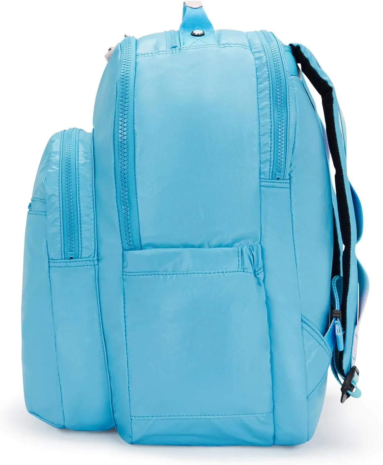 Kipling Seoul Extra Large Metallic 17" Laptop Backpack Sea Blue Met
