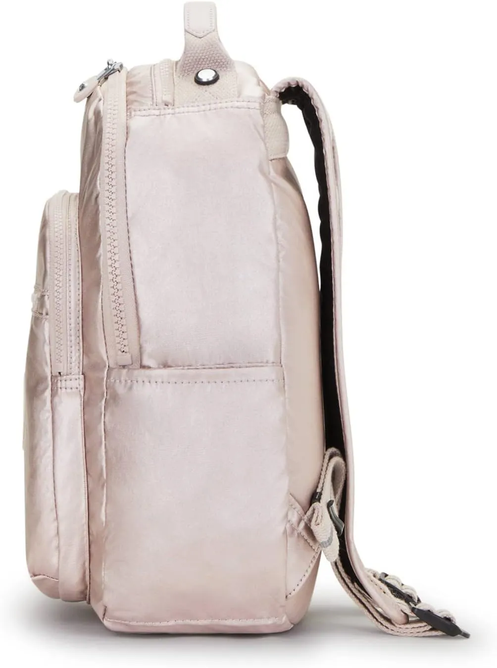 Kipling Seoul Small Metallic Tablet Backpack Metallic Rose