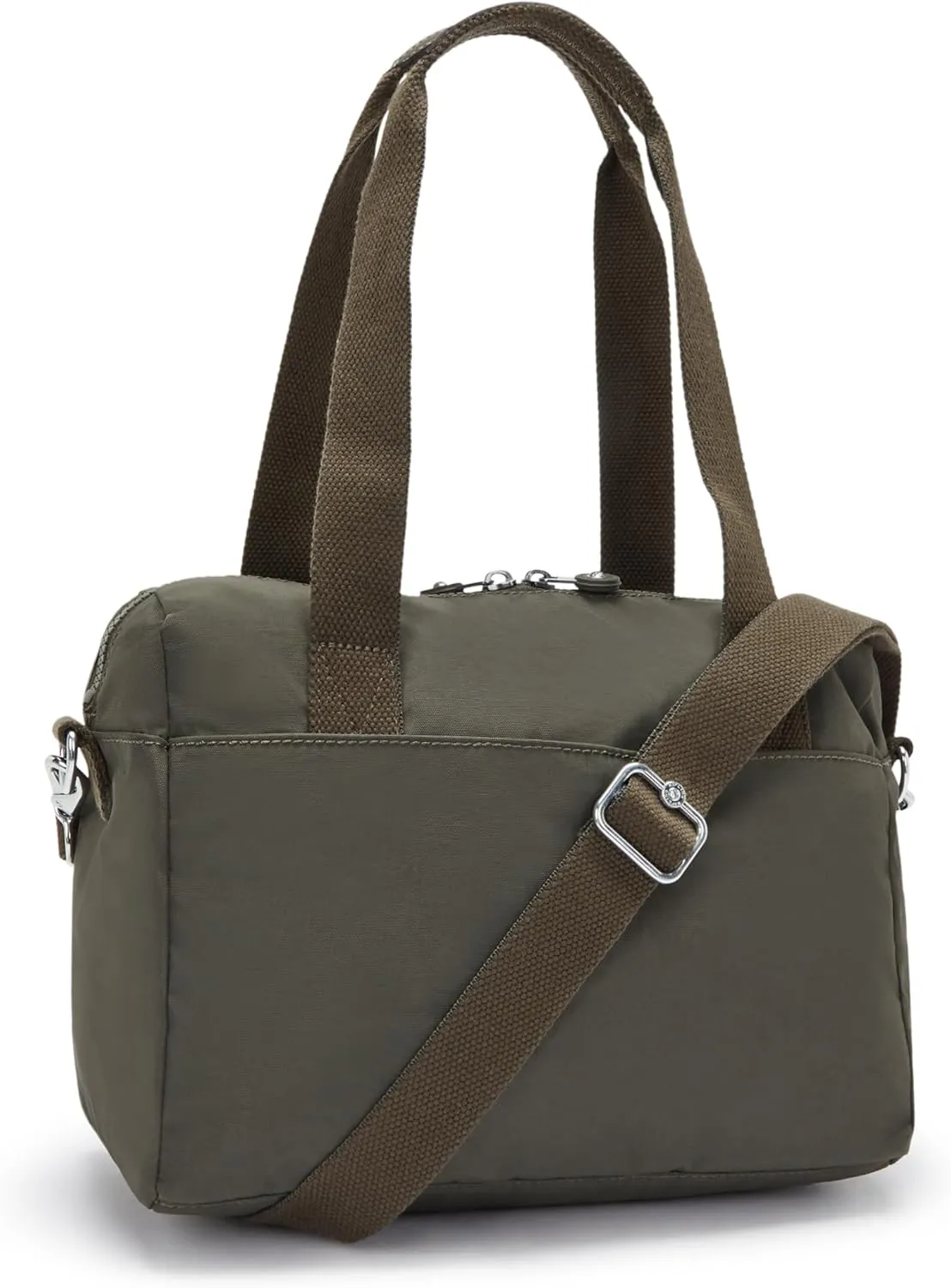 Kipling Women's Klara Handbag, Organize Accessories, Removable Shoulder Strap, Dual Carry Handles, Crinkle Nylon Bag