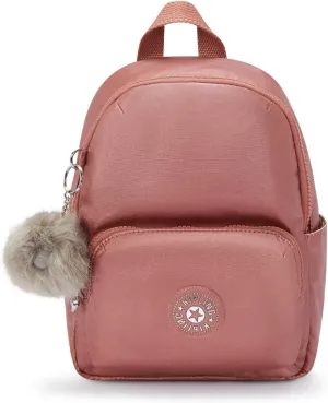 Kipling Zinna Metallic Backpack Metallic Maple