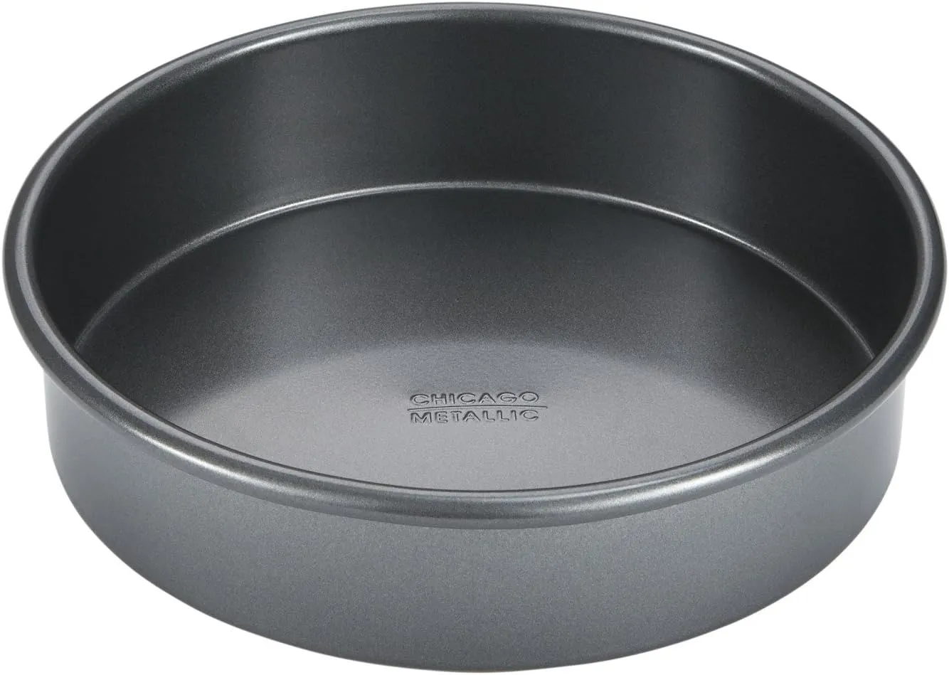 KitchenCraft Chicago Metallic Professional Non-Stick Round Cake Tin, 20 cm (8")