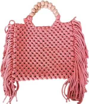 Knit Bag for Women Hollow Out Tote Bags Satchel Trendy Purses Summer Beach Bag 2024
