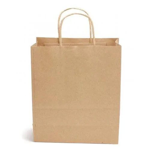 Kraft Brown Paper Bags with Handles 14" x 10" x 16" 250/cs