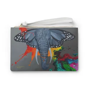 Kre8ed By Power Kre8 Saffiano Clutch Bag