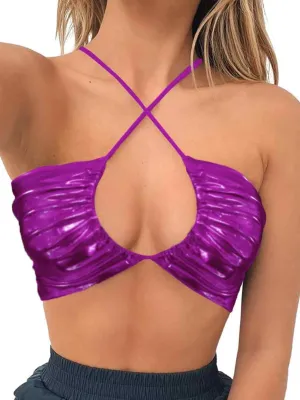 krtwrnt Women‘s Festival Outfits Rave Crop Top