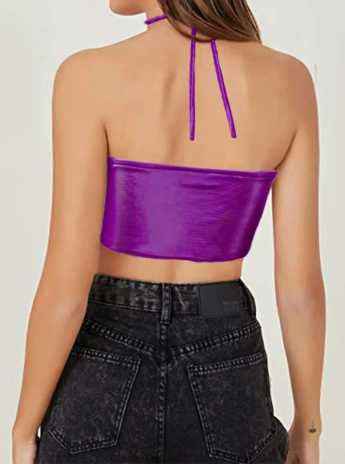 krtwrnt Women‘s Festival Outfits Rave Crop Top