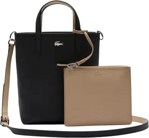 Lacoste Anna Reversible Coated Canvas Tote Bag and Detachable Pouch